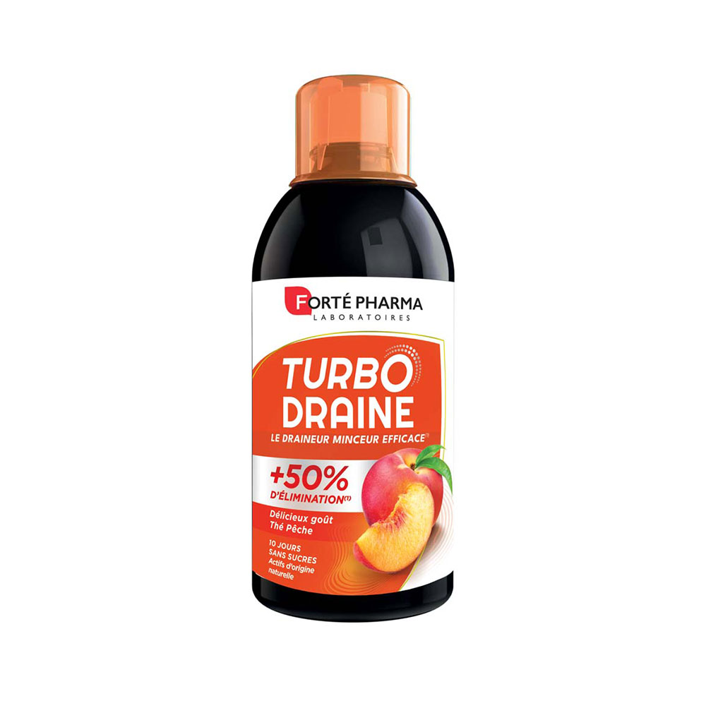 Forté Pharma TurboDraine Turbodraine Tè Verde - Pesca 500ml