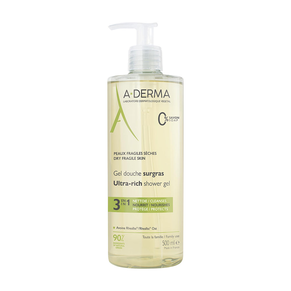 A-Derma Avena Rhealba Gel doccia surgrassante 500 ml