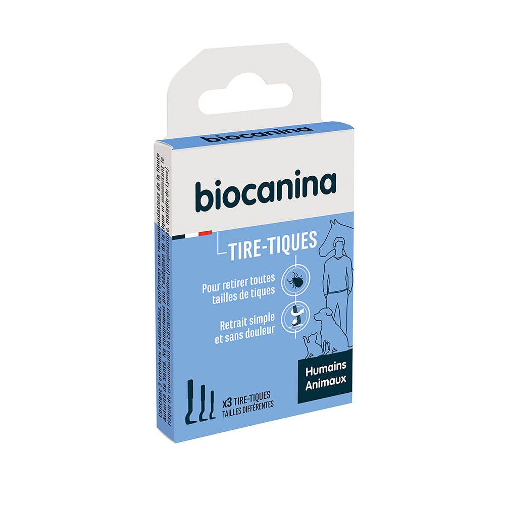 Biocanina Antiparassitario esterno Estrattori di zanzare Tailles Différentes x3 Ganci