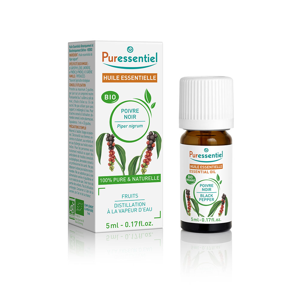 Puressentiel Oli essenziali Pepe nero bio 5 ml