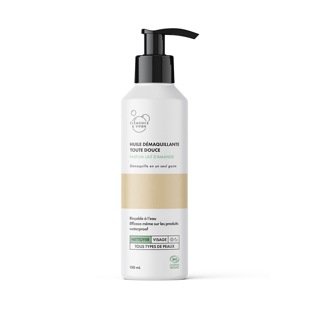 Clemence&Vivien Olio struccante delicato al latte di mandorla 150 ml