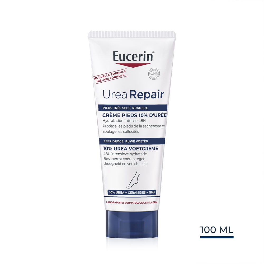 Eucerin UreaRepair Plus Crema piedi al 10% di urea e pelle ruvida 100 ml