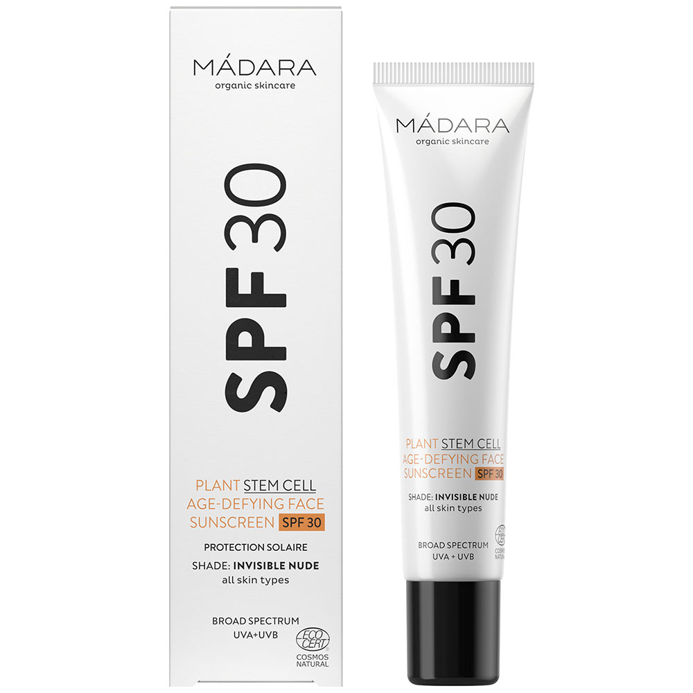MÁDARA organic skincare Crema solare antietà alle cellule staminali vegetali SPF30 40 ml