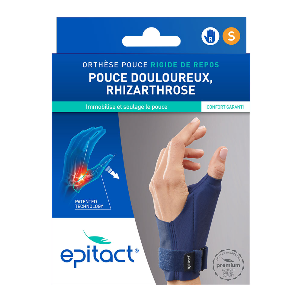 Epitact Tutore rigido per pollice in riposo per mano destra 1 unità