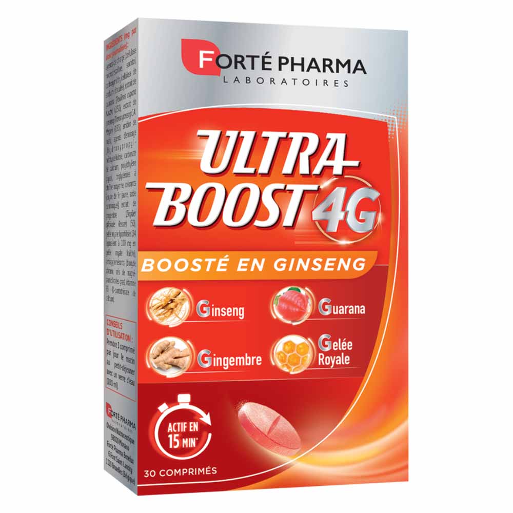 Forté Pharma Ultra Boost 4G **Energizzante naturale arricchito con ginseng** 30 compresse