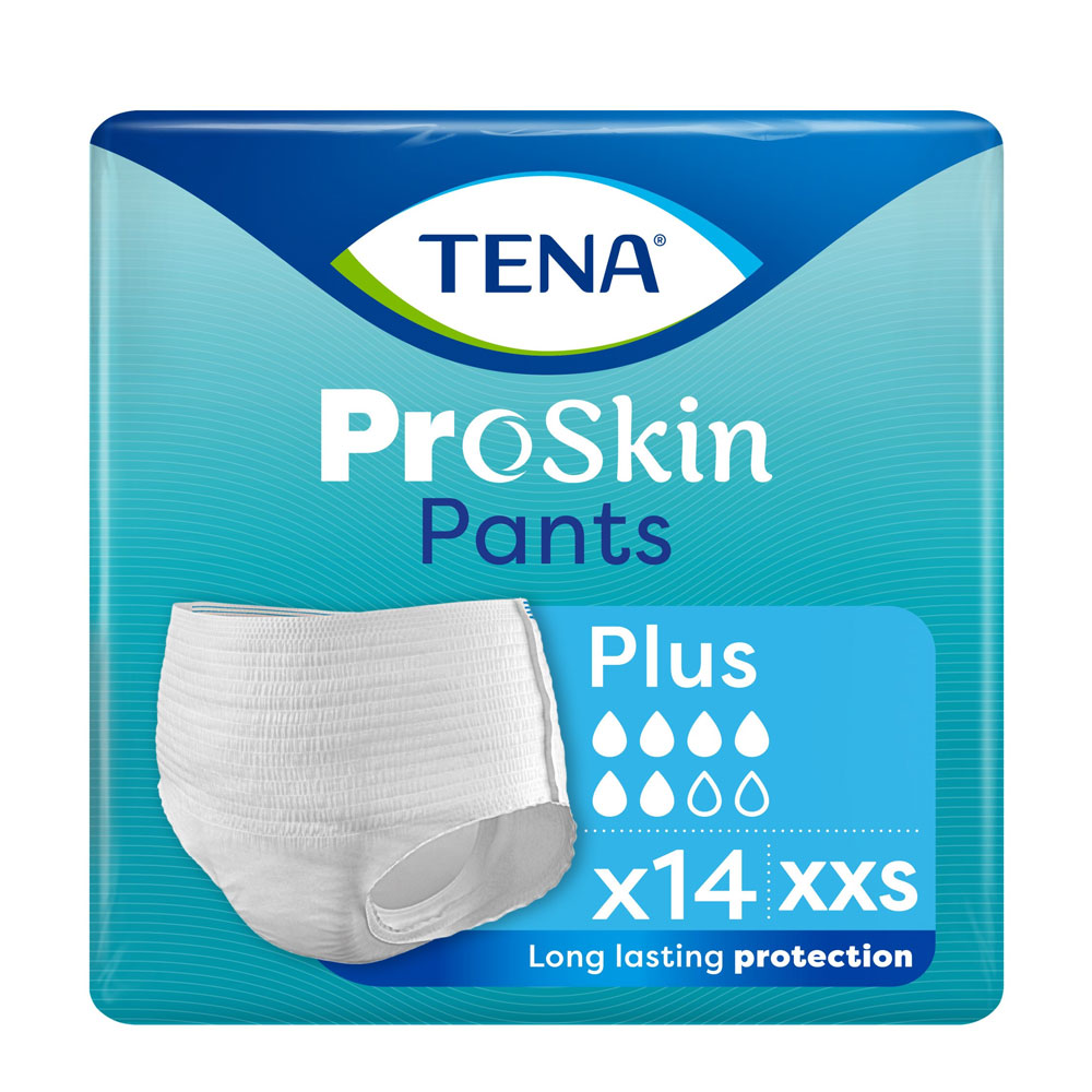 Tena Proskin plus Pants Absorb + Slip Size XXS 40 -70 cm x14