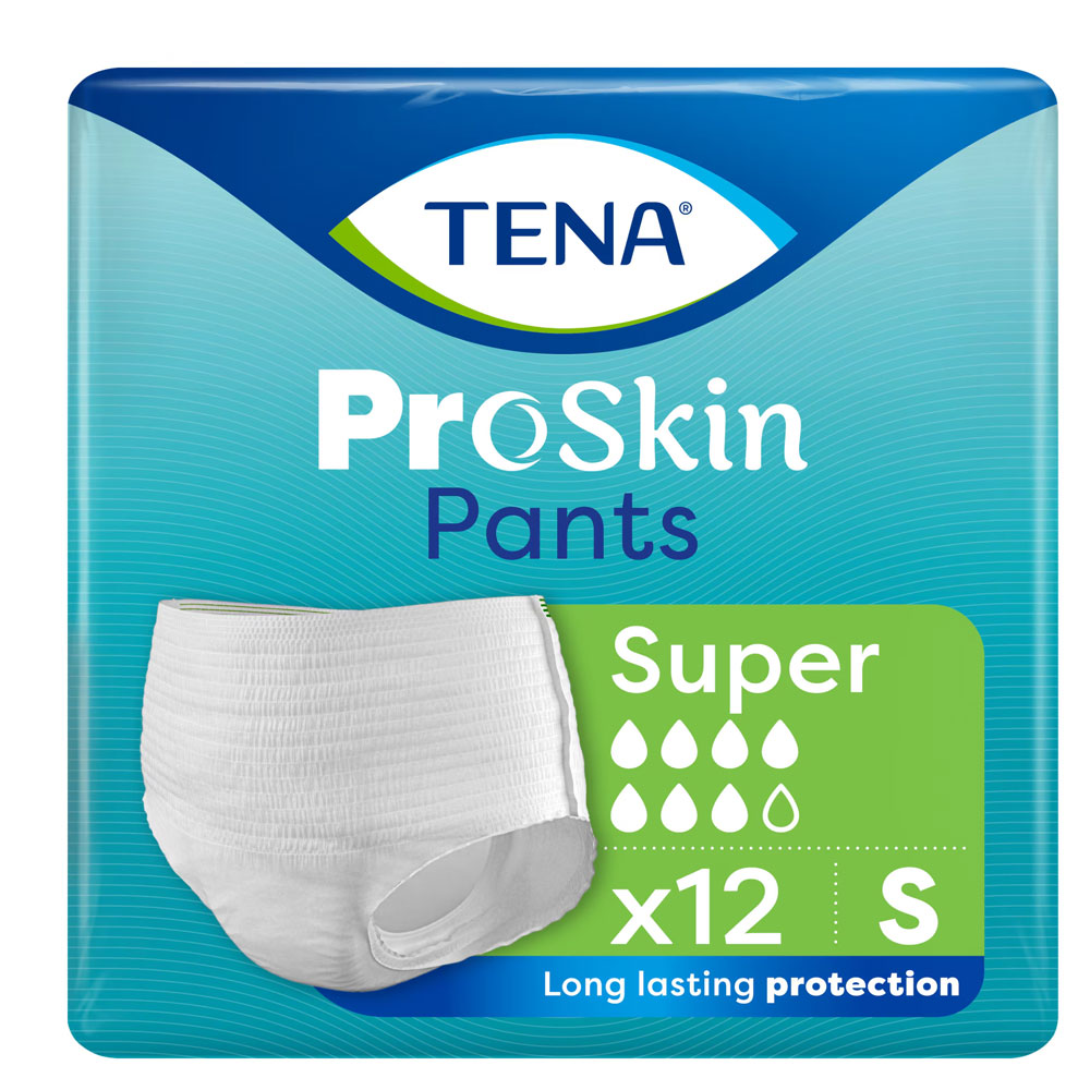 Tena Proskin Super Pants Slip assorbenti Taglia S 65-85 cm X12