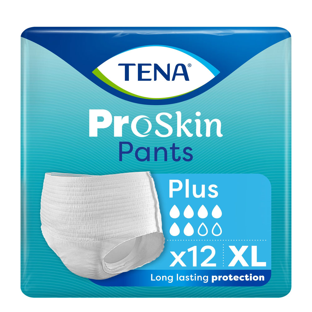 Tena Proskin plus Pants Absorb + Slip Size XL 120-160cm X12
