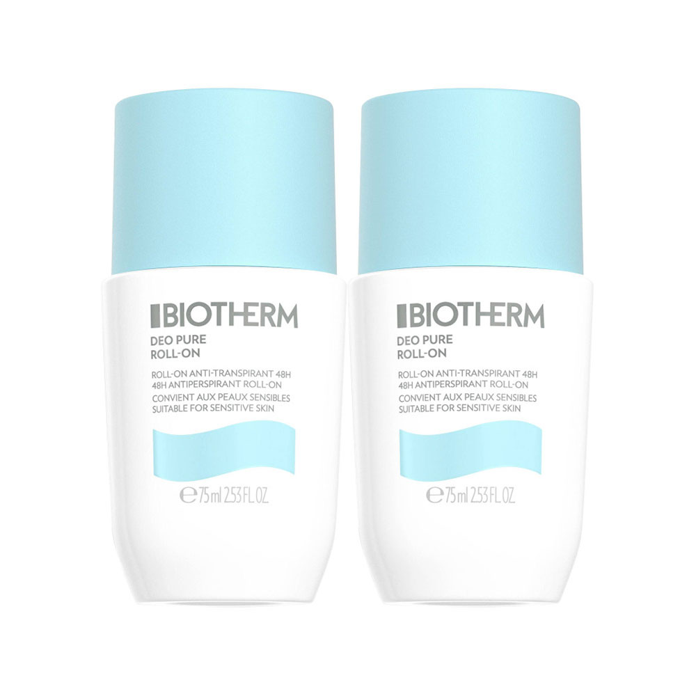 Biotherm Deo Pure Roll-on antitraspirante 2 x 75 ml