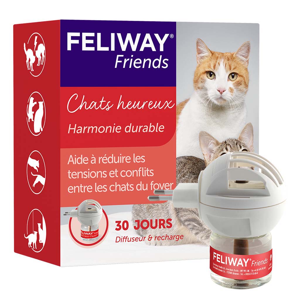 Feliway Friends Diffusore per la gestione dei conflitti per gatti + ricarca da 48 ml inclusa