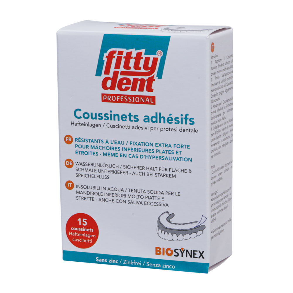 Fitty Dent Cuscinetti adesivi fissaggio extra forte 15 unità