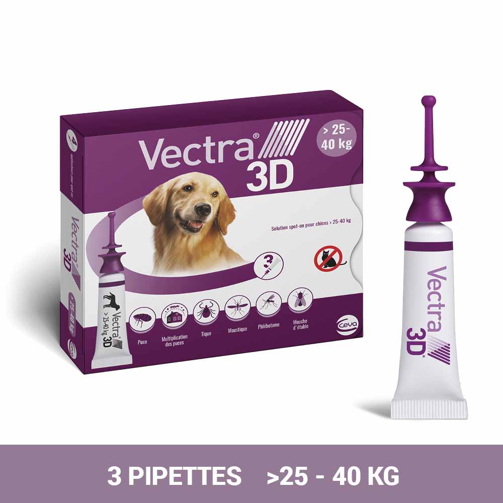 Vectra Soluzione spot-on per Cane &gt;25-40kg 3 pipette