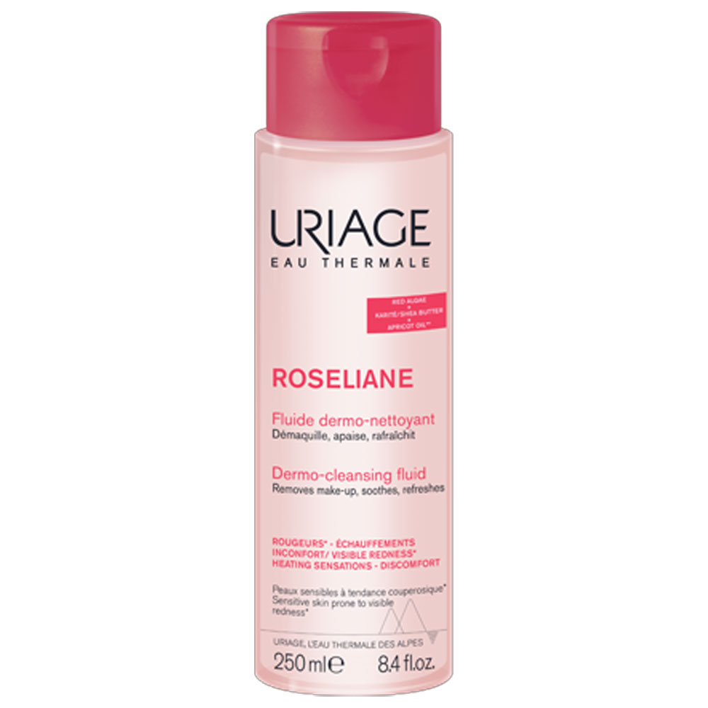 Uriage Roseliane Olio detergente fluido Pelle Sensibile Tendente A Rossori 250 ml
