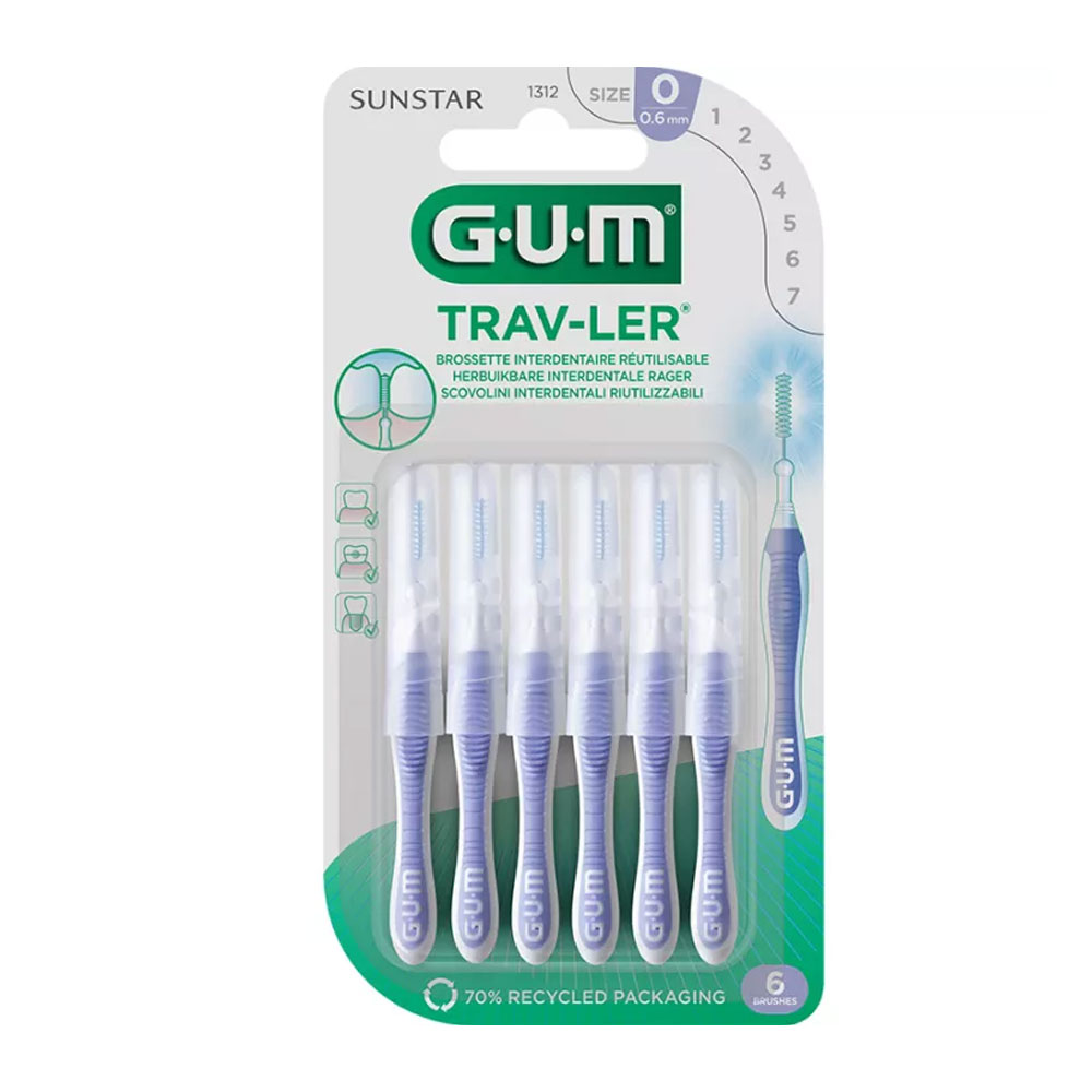 Gum Trav-ler Scovolini interdentali da 0,6 mm x6