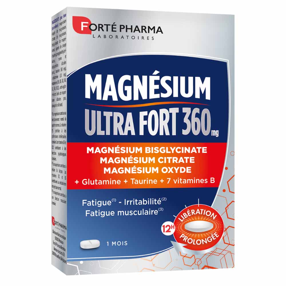 Forté Pharma Magnesio Ultra Forte 360 Stress e fatica 30 compresse a rilascio prolungato