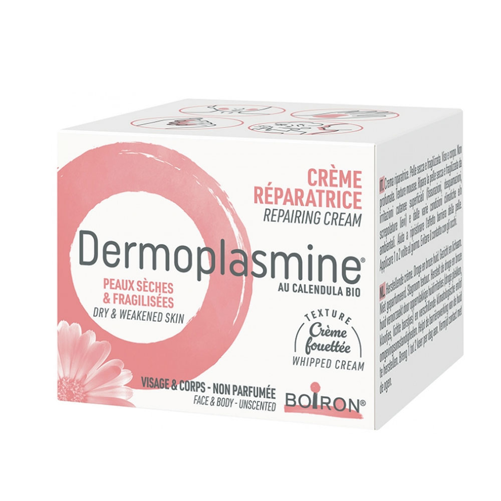 Boiron Dermoplasmine Schiuma di Calendula Pelle secca e fragile 20g