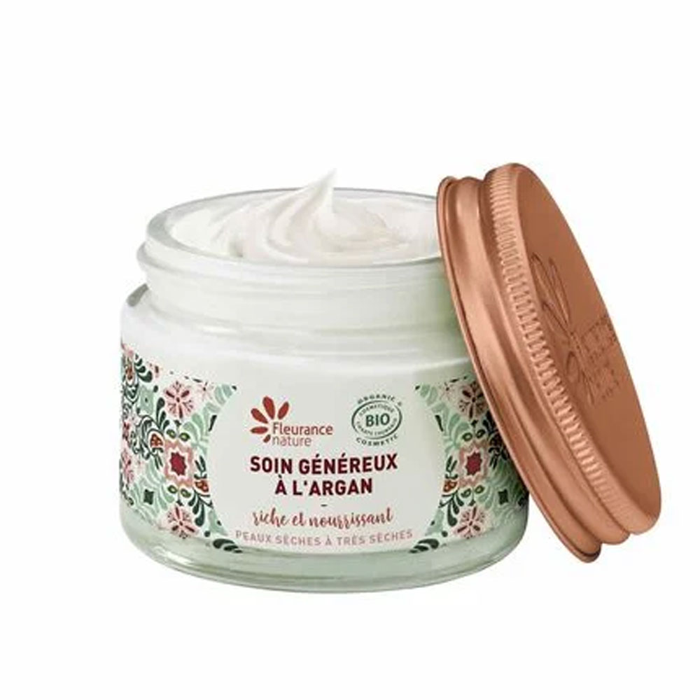 Fleurance Nature Trattamento generoso per il viso a base di L'Argan Bio 50ml