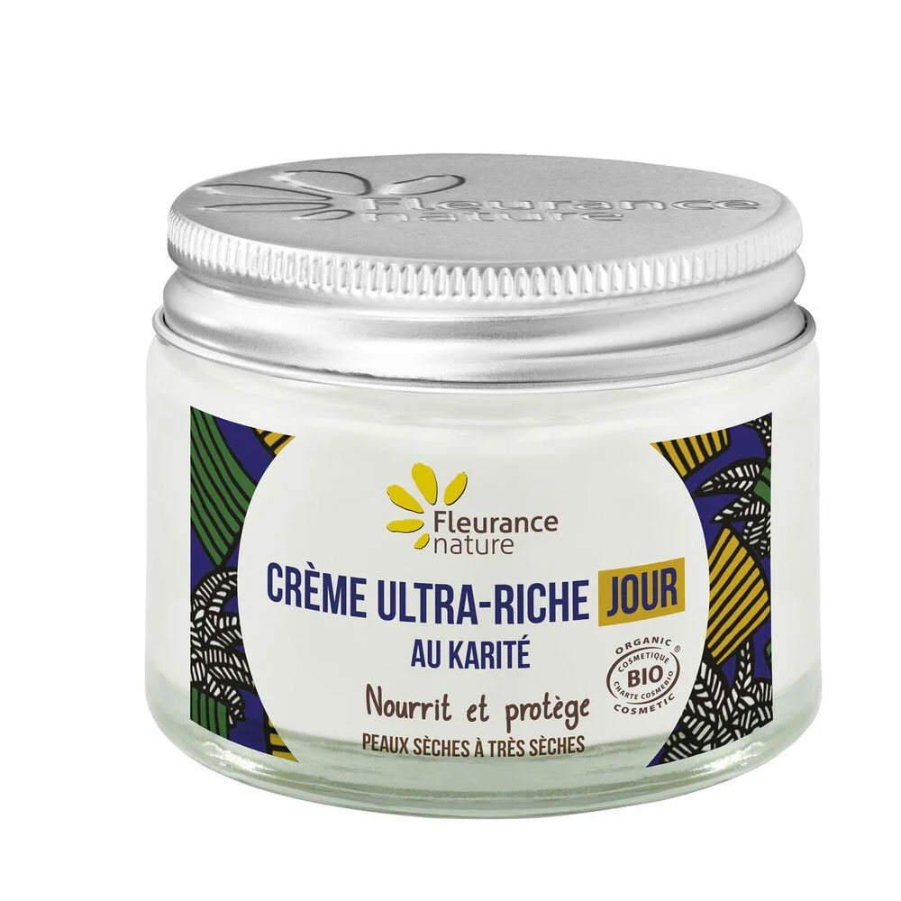 Fleurance Nature Crema da giorno Ultra Ricca al Burro di Karité Bio 50ml