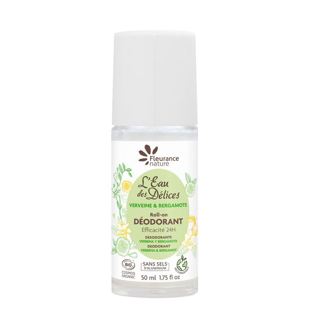 Fleurance Nature Deodorante Bio Acqua Délices Verbena Bergamotto 50ml
