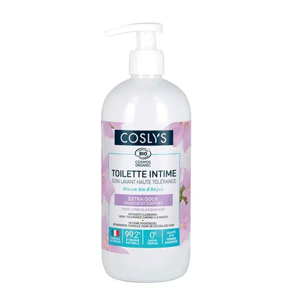 Coslys Detergente intimo lavante ad alta tollerabilità con malva bio di Anjou 500 g