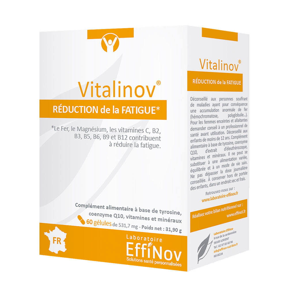 Effinov Nutrition Vitalinov Riduzione della fatica 60 capsule
