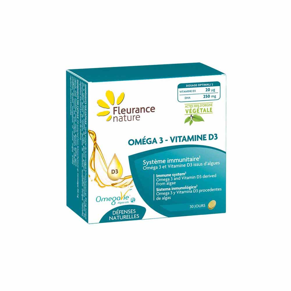 Fleurance Nature Omega 3 e vitamina D3 30 capsule