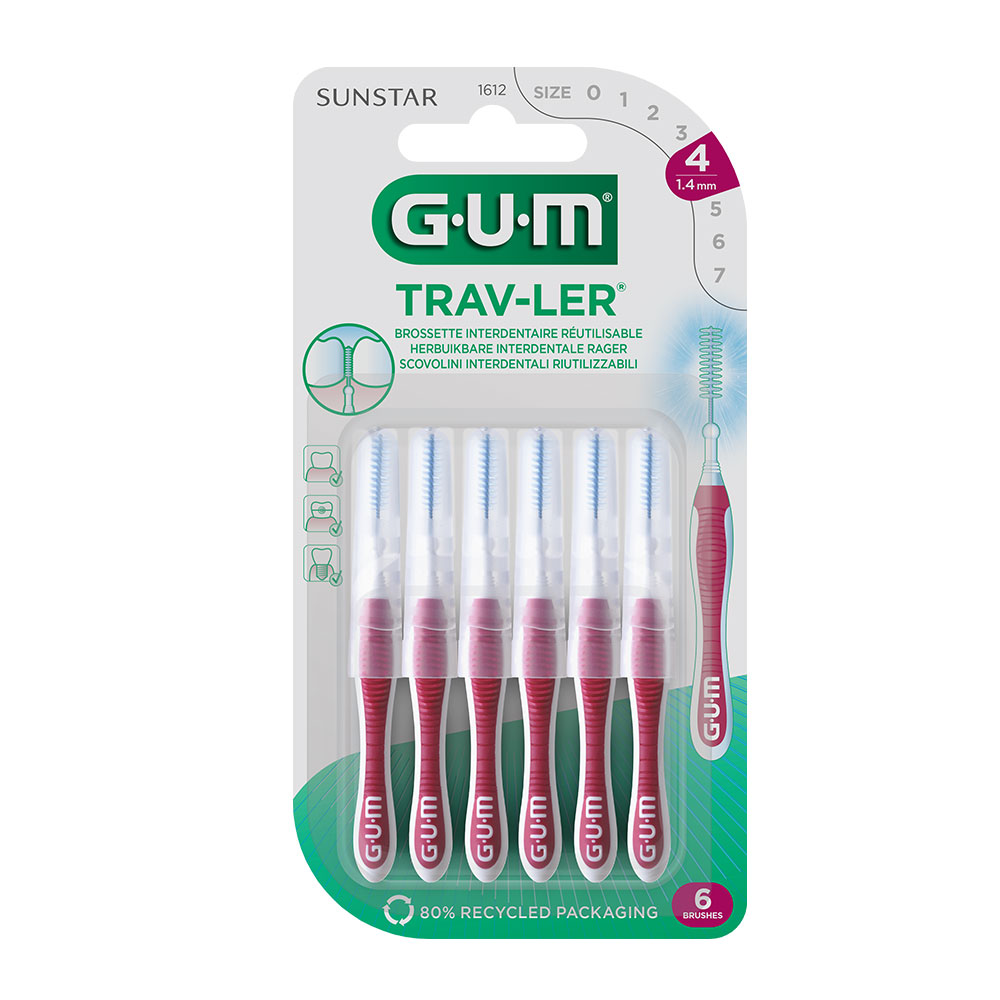 Gum Trav-ler Scovolini interdentali da 1,4 mm x6