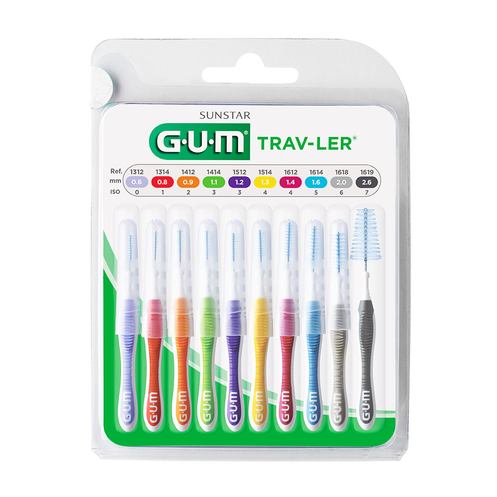 Gum Trav-ler Scovolini da viaggio x10
