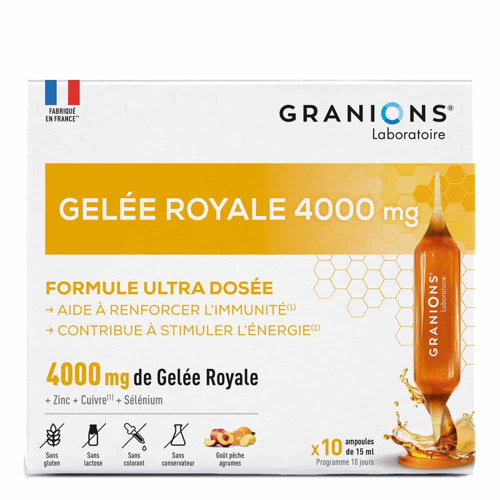 Granions Pappa reale 4000mg 10 Ampolle