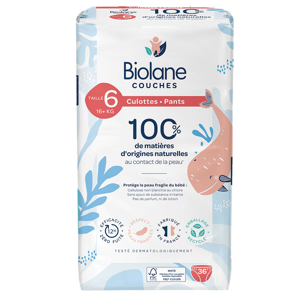 Biolane Pannolini Dimensione 6 x36