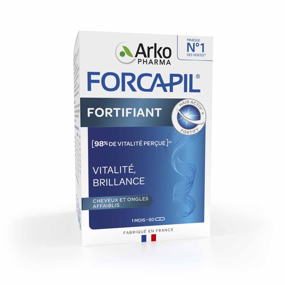 Arkopharma Forcapil fortificante vitalità e brillantezza per capelli e unghie indeboliti 60 capsule