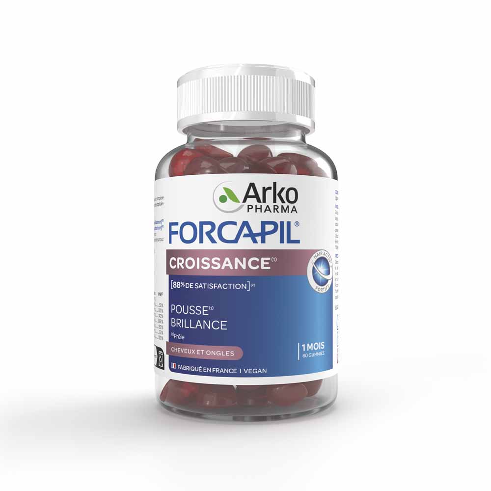 Arkopharma Forcapil Crescita, forza e lucentezza per capelli e unghie 60 gomme