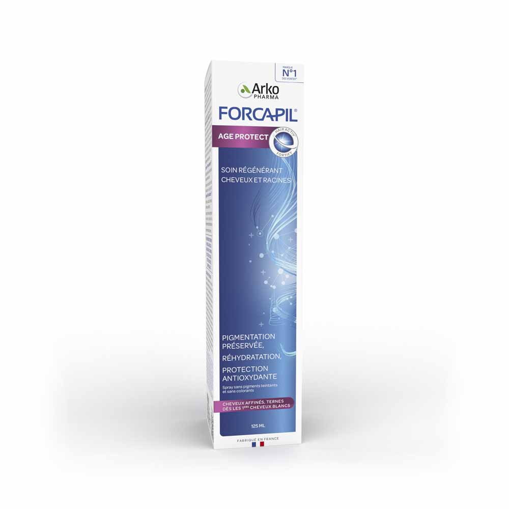 Arkopharma Forcapil Age Protect Trattamento rigenerante per i Capelli e le Radici 125 ml