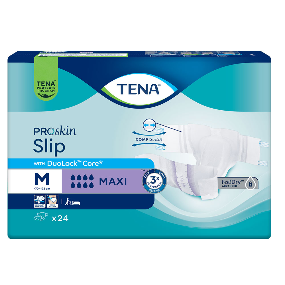 Tena Proskin Slip Maxi Absorb + per la debolezza della vescica Taglia M x24