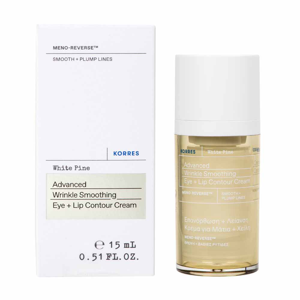 Korres Pino Bianco - MenoReverse Contorno occhi e labbra Lisci 15ml