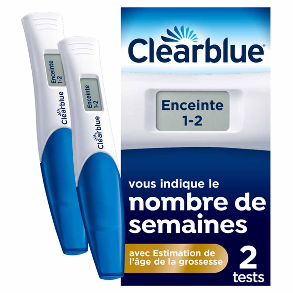 Clearblue Test di gravidanza digitale con stima dell'età della gravidanza 2 test