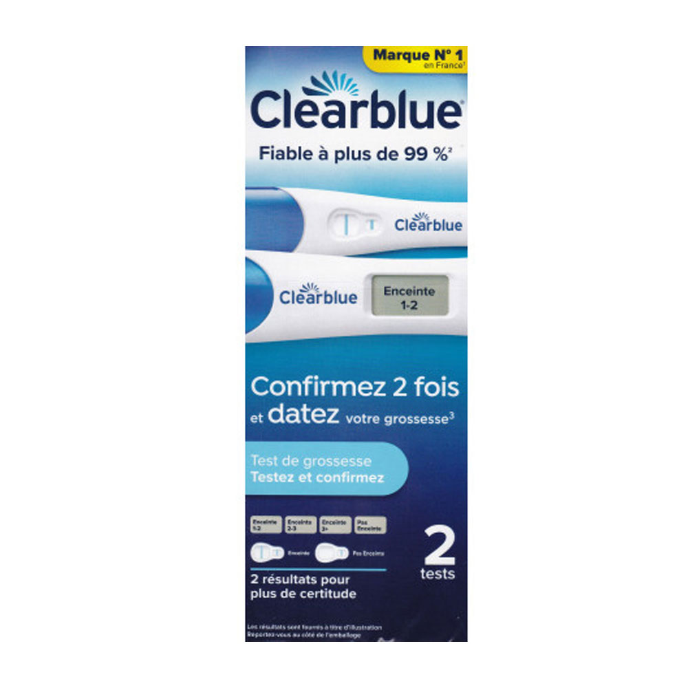 Clearblue Test di gravidanza duo conferma + datazione 2 test