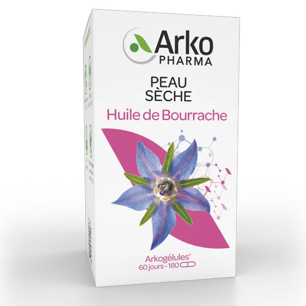 Arkopharma Arkocapsule Olio di borragine pelle secca 180 capsule