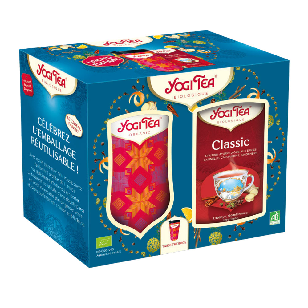 Yogi Tea Tazza isotermica + Cofanetto Classic