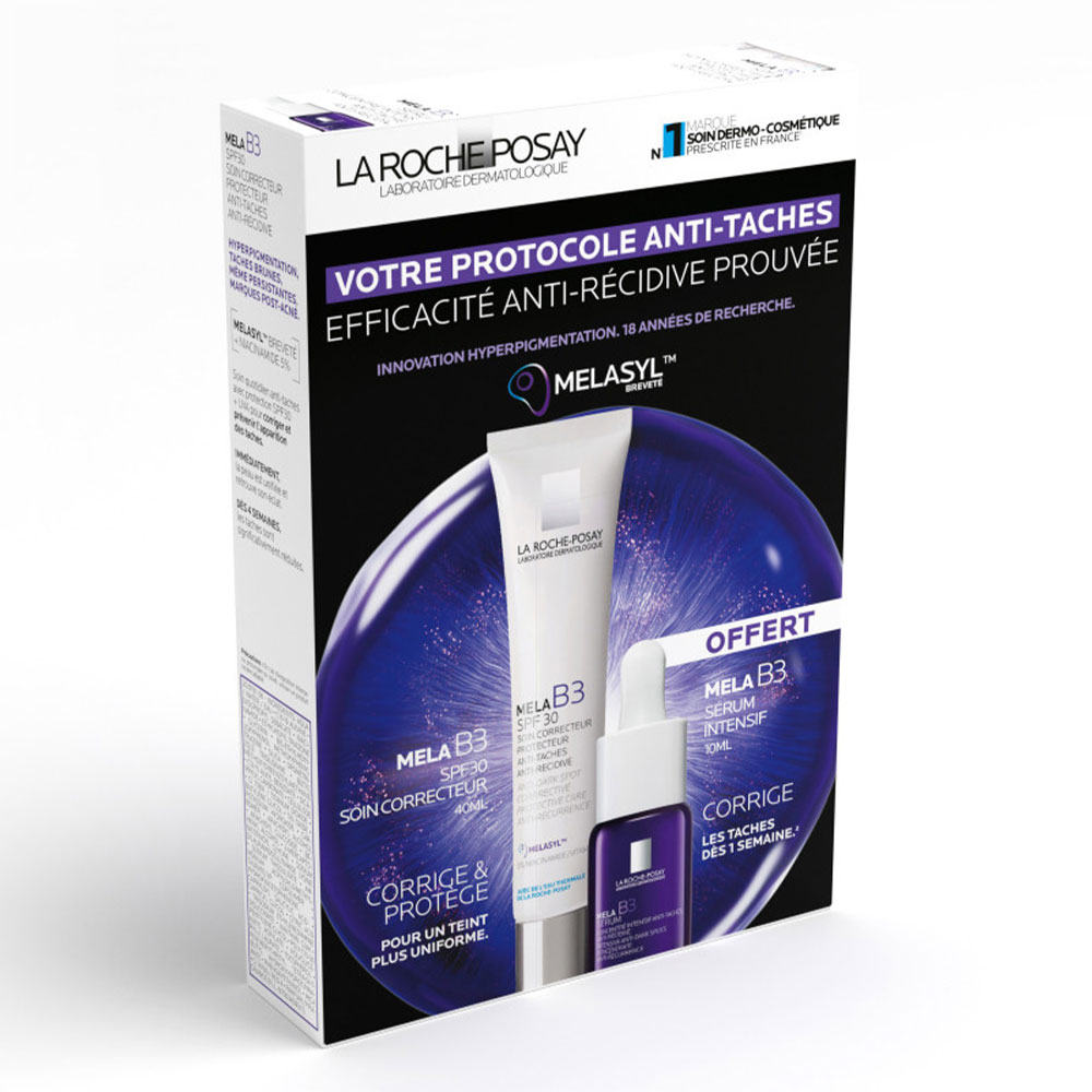 La Roche-Posay Toleriane Melasyl™ Trattamento Viso Protettivo Anti-Spot SPF30 + Siero Intensivo Gratuito 50ml