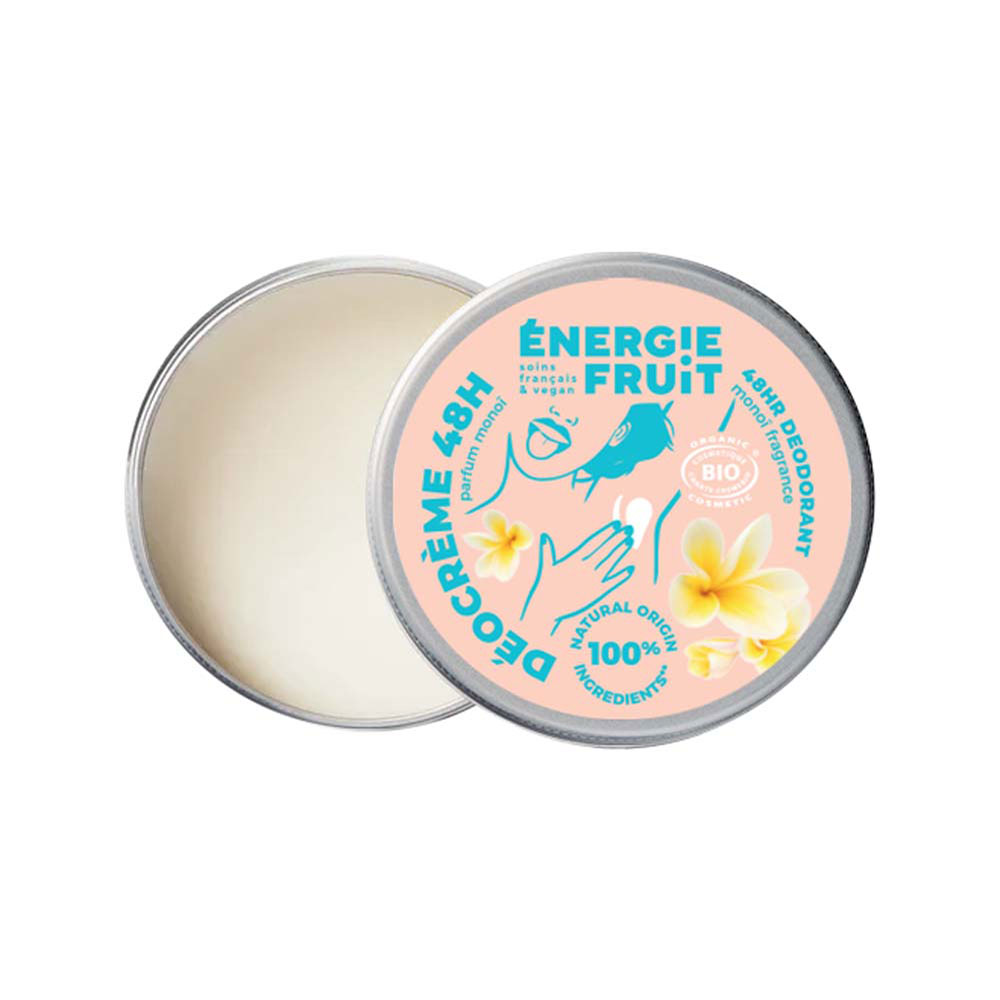 Energie Fruit Deodorante crema 48h monoï bio 45 g