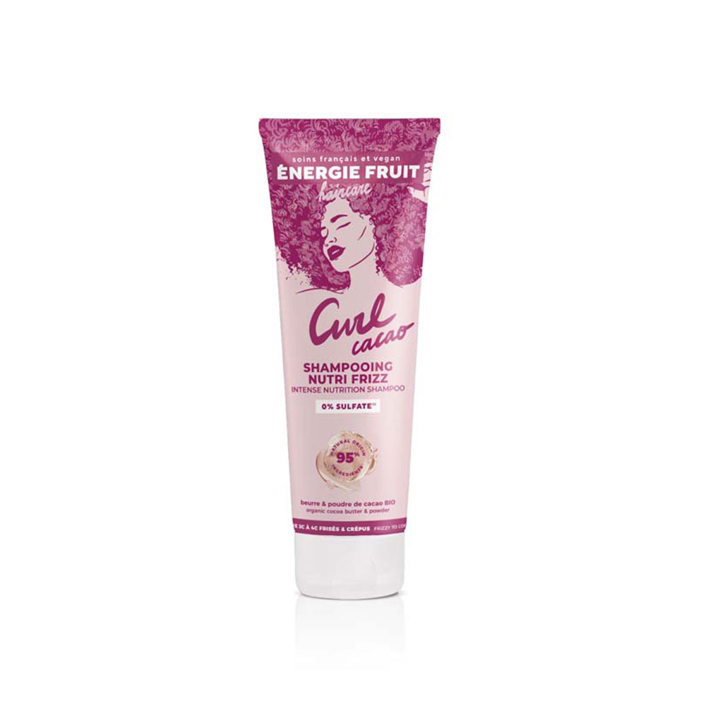 Energie Fruit Shampoo nutriente per capelli crespi in polvere e burro di cacao bio 250 ml
