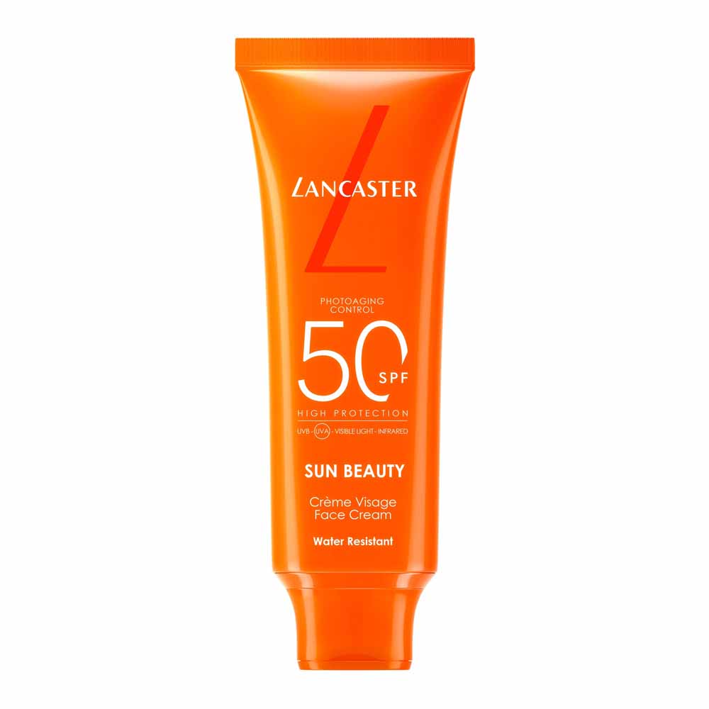 Lancaster Sun Beauty Crema Viso Luminosa Abbronzatura Comfort SPF50 50 ml