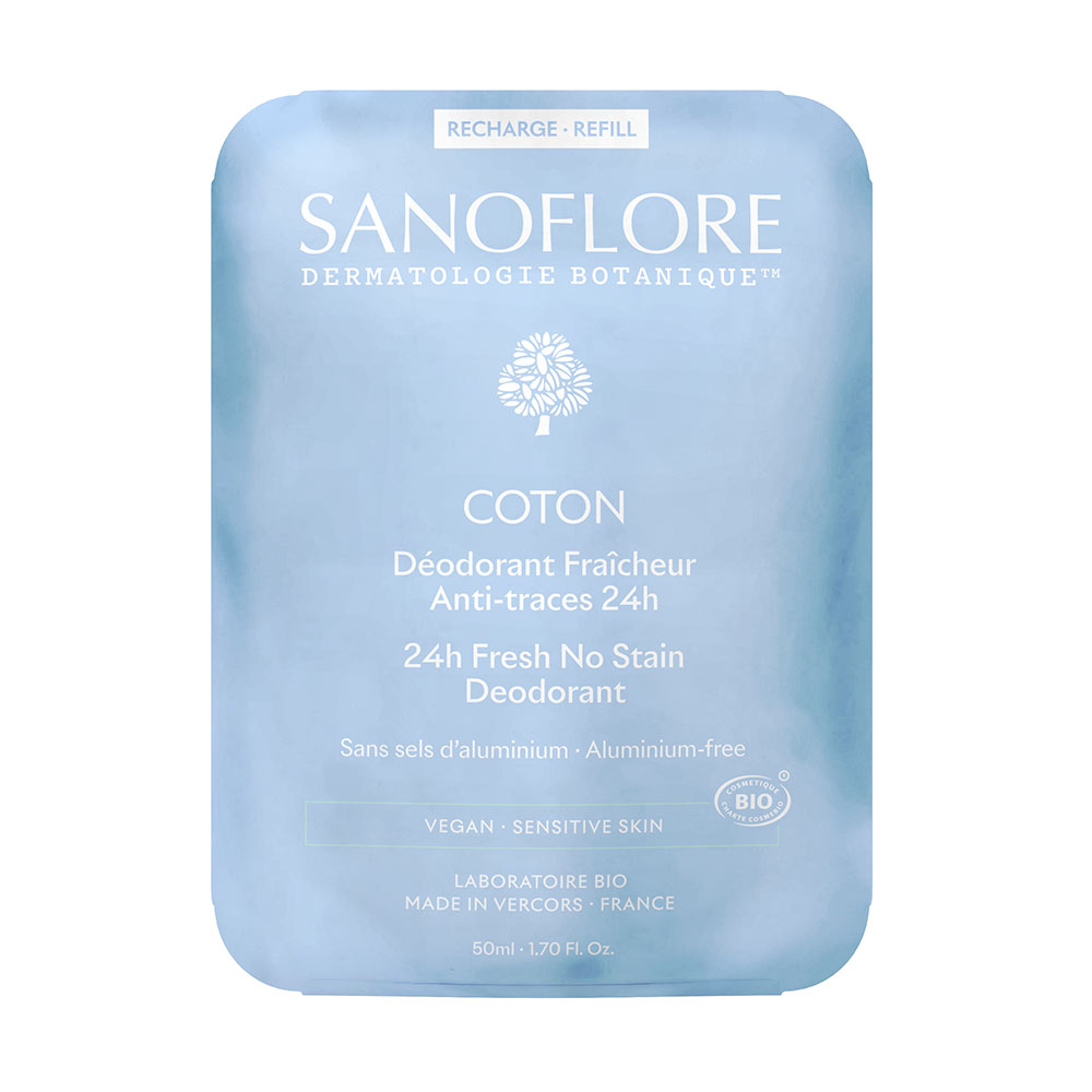 Sanoflore Ricarica di deodorante 24 ore Cotone 50ml
