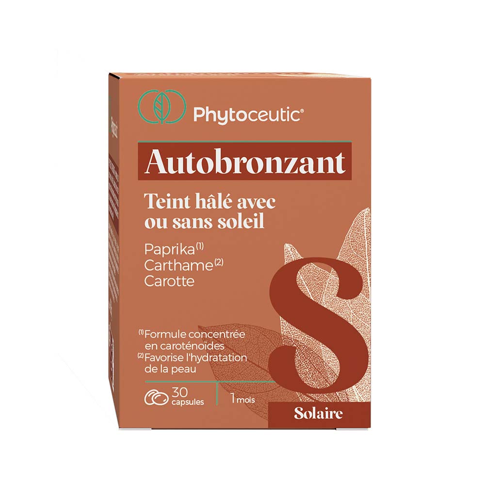 Phytoceutic Autoabbronzante Abbronzatura Dorata con o senza sole 30 capsule