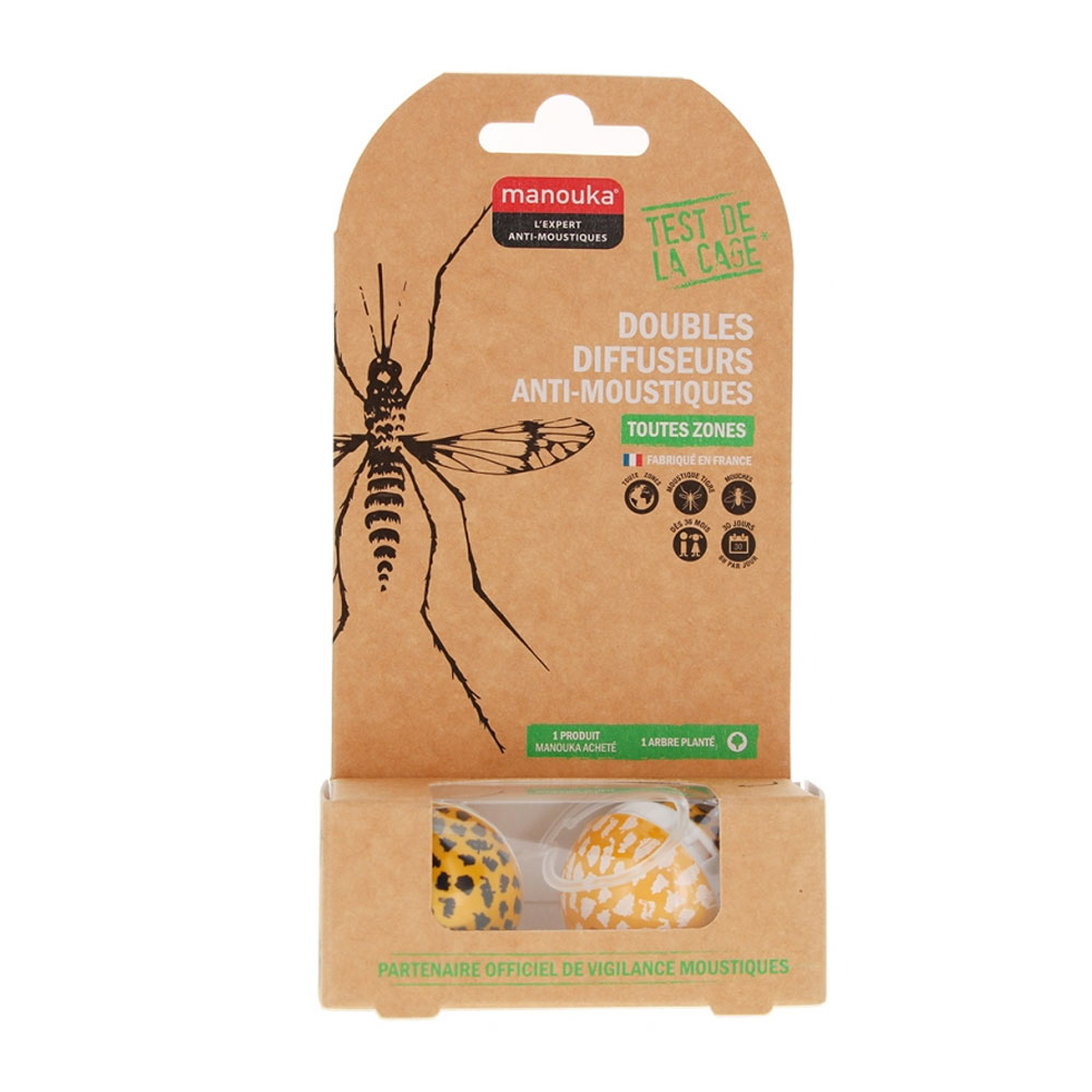 Manouka Diffusori mobili antizanzare Double Jungle Tutte le zone