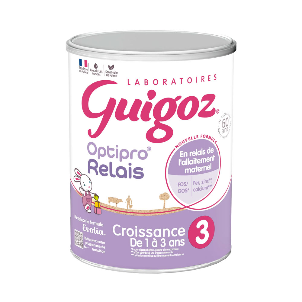 Guigoz Optipro Relais Latte in polvere crescita 3 a partire da 1 anno 800 g