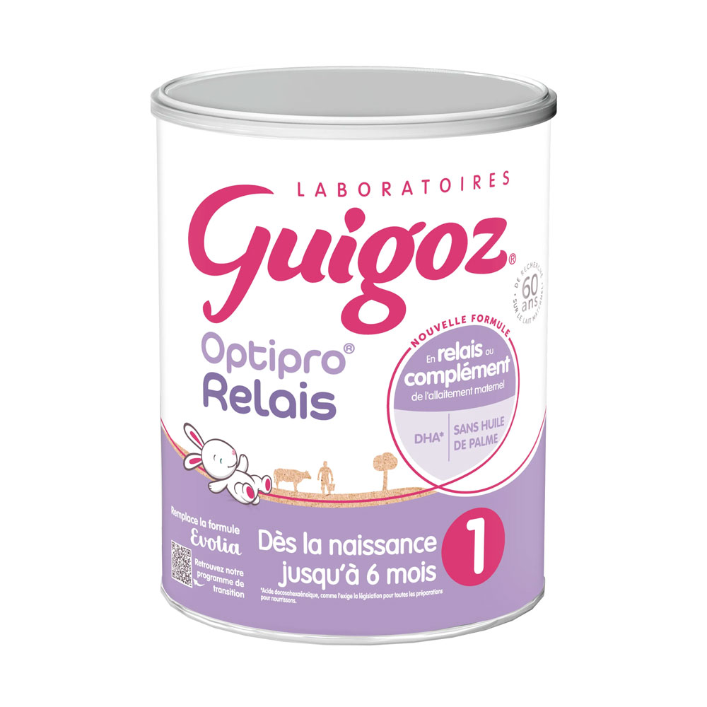 Guigoz Optipro Relais Latte in polvere 1 dalla nascita a 6 mesi 800 g