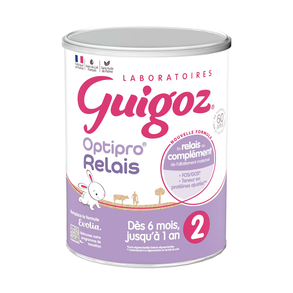 Guigoz Optipro Relais Latte in polvere 2 a partire da 6 mesi 800 g