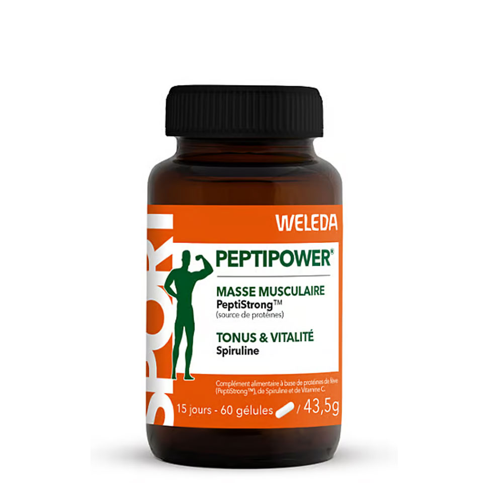 Weleda Sport **Peptipower massa muscolare** per tono e vitalità 60 capsule